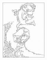 Dr Seuss Sock Coloring Page sketch template