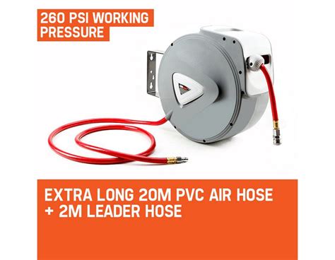 Buy Air Hose Multipurpose Pipe (20m) Durable Auto Retractable Wall-mount – A271527-1836 ...