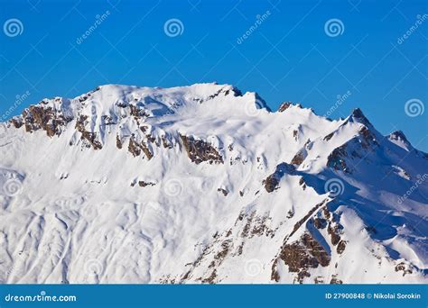 Mountains Ski Resort Bad Gastein - Austria Stock Photo - Image of ...