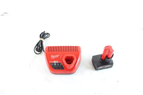 Milwaukee M12 Battery & Charger | Property Room