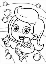 Printable Bubble Guppies sketch template