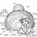 Hay Coloring Pages  Free & Printable sketch template