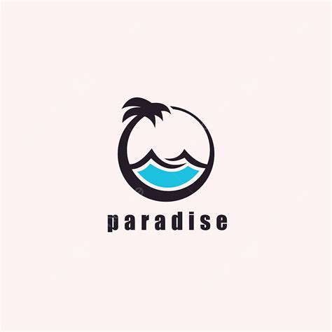 Paradise Clipart Transparent PNG Hd, Paradise Logo, Logo, Vintage, Nature PNG Image For Free ...