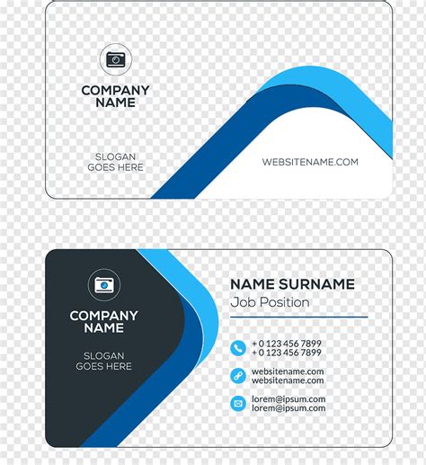 Business card Visiting card Logo, Business cards, two Company ID illustrations, text, people ...