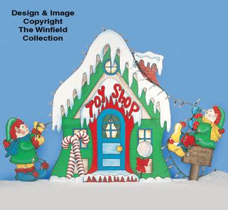 Santa's Toy Shop Woodcrafting Pattern, All Christmas: The Winfield Collection