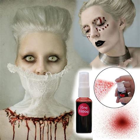 60ml Halloween Blood Spray | Realistic Prank & Costume Blood Skin & Tested In The USA 2024 ...