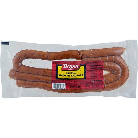 Bryan Original Smoked Sausage | Sausages | Carter's Supermarket