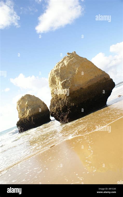 Alvor Beach on a January day Stock Photo - Alamy