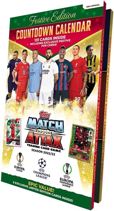 Topps Match Attax 22/23 - UEFA Champions League Advent Calendar | 131 ...