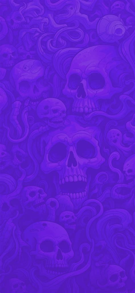 Aggregate 53+ purple skull wallpaper latest - in.cdgdbentre