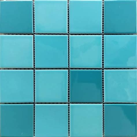 Aqua Blue Crystal Glass Mosaic Tiles, Size: 1x2 Feet(300x600 mm) at Rs ...