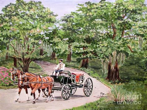 Horses and Wagon Drawing by Olga Silverman - Fine Art America