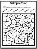 3rd Grade Math  Coloring Squared Worksheets Library sketch template