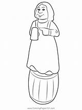 Holzfigur Sculpture Coloring Page For Kids  Free Sculptures Printable sketch template