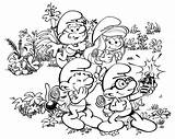 Free Printable Smurf Coloring Pages Sketch Page sketch template