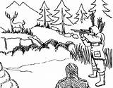 Deer Hunting Coloring Pages At GetColoringscom  Free Printable sketch template