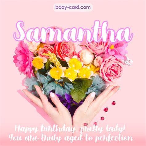 Birthday images for Samantha 💐 — Free happy bday pictures and photos | BDay-card.com