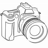 Dslr Camera Clip Art Sketch Coloring Page  ClipArt Best sketch template