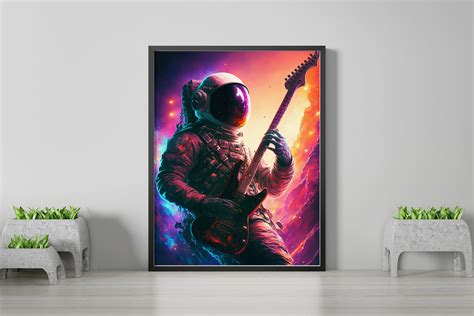 Astronaut in Space Poster Print Astronaut Wall Art Space Poster Print ...