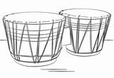 Bongo Drums coloring Page  Free Printable Coloring Pages sketch template