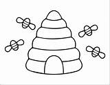 Beehive Printable coloring Page  Download Print Or Color Online For Free sketch template