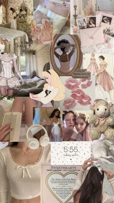 #myfirstshuffle #moodboard #aesthetic #vintage #pink #coquette | Cute ...