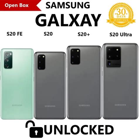 SAMSUNG GALAXY S20 | S20+ | S20 FE S20 Ultra 5G 128GB GSM Unlocked AT&T Verizon $306.72 ...