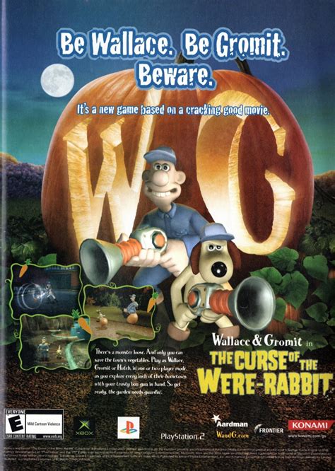 Wallace Gromit Curse Were-Rabbit Video Game Xbox Full Page Print Ad DAMAGE | ubicaciondepersonas ...