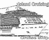 Island Cruising Cruise Ship Coloring Pages  NetArt sketch template