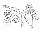 Eminem Coloring Pages Home  Vrogueco sketch template