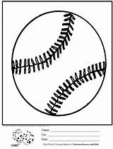 Printable Baseball Coloring Pages sketch template