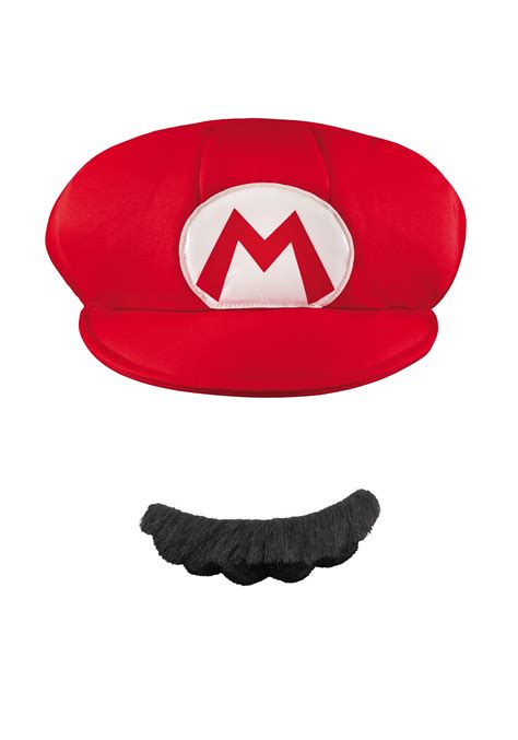 Mario Adult Hat and Mustache