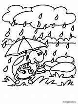 Rainy Day Coloring Pages Sketch Page sketch template