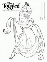 Printable Coloring Pages Rapunzel sketch template