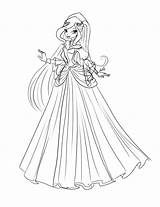 Ball Gown Coloring Pages At GetDrawings  Free Download sketch template