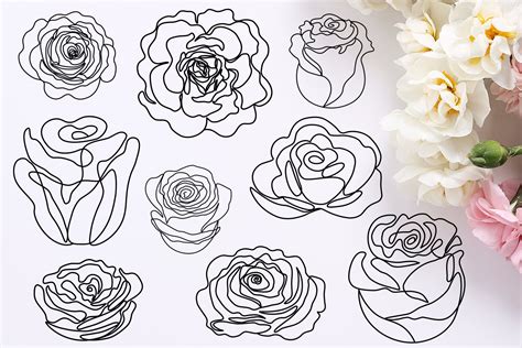 Rose Drawing Designs