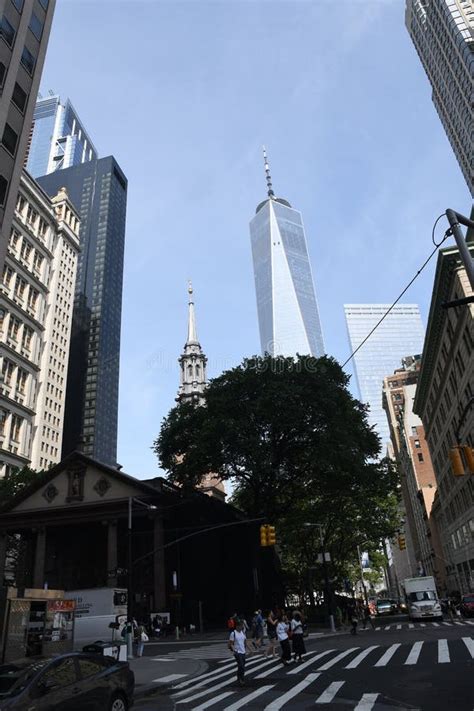 VIEW of WORLD TRADE CENTER editorial photography. Image of world ...