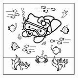 Pin By Scarlette Sigil 🤍🌙🪄 On Hellokitty  Hello kitty colouring Pages sketch template