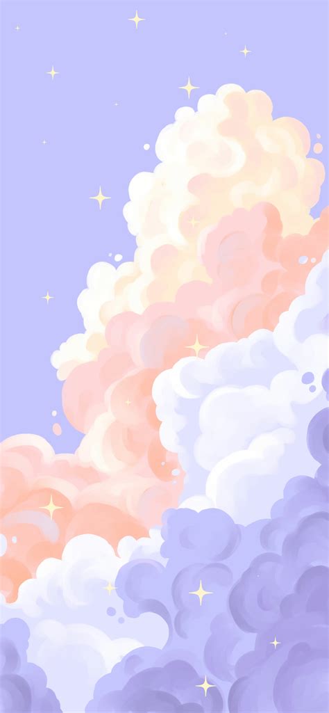 Aesthetic Clouds Purple Wallpapers - Clouds Wallpaper iPhone ☁︎
