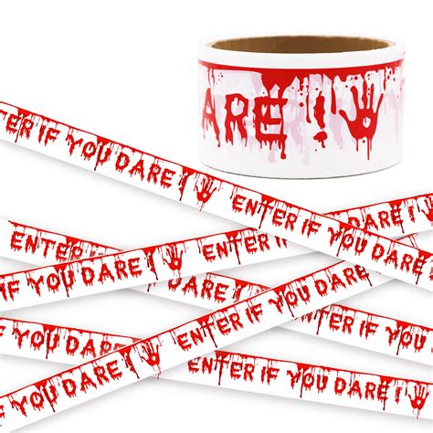 Buy Halloween Caution Tapes, Halloween Tape Halloween Caution Tape Halloween Hazard Warning ...