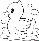 Rubber Duck Coloring Page  Easy Drawing Guides sketch template