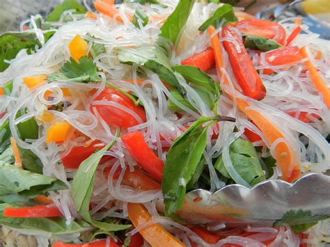 Forks in Our Road: Cellophane Noodle Salad with Grilled Red Drum