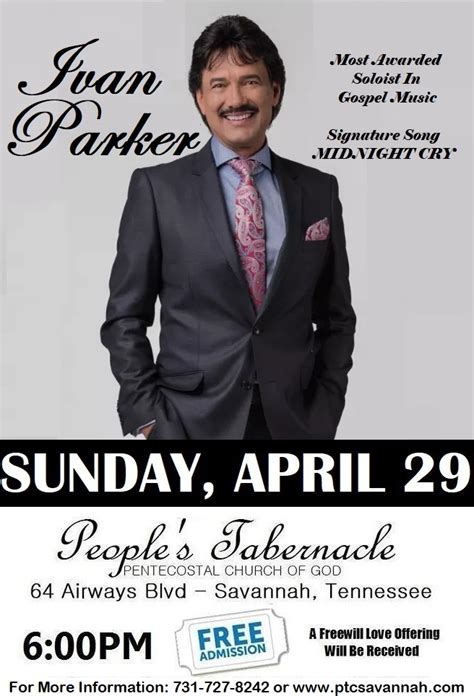 Ivan Parker In Concert - Southern Gospel News SGNScoops Digital