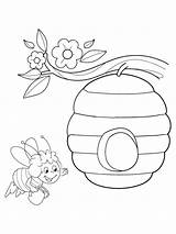 Beehive Coloring Pages Printable For Free Download sketch template