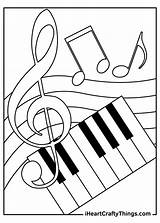 Printable Music Coloring Pages sketch template