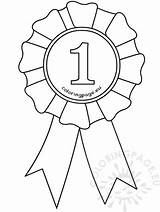 Award Badge Coloring Pages sketch template