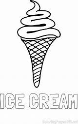 ICE CREAM Coloring Page Alongside Simple Ice Cream Cone Coloring sketch template