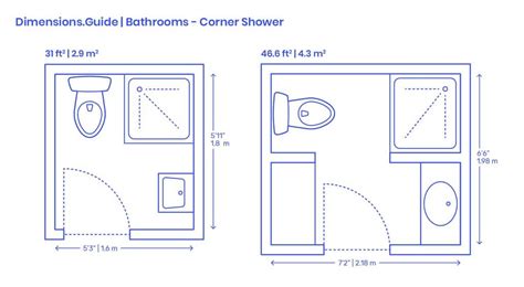 Shower Dimensions Size For Bathroom - Architectures Ideas