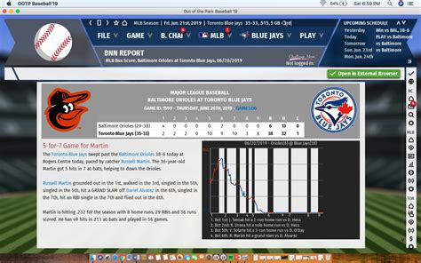 There goes the Texas vs. Baltimore runs record.... : r/OOTP