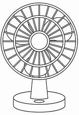 Dibujo De Ventilador Mesa Para Colorear  Dibujos sketch template